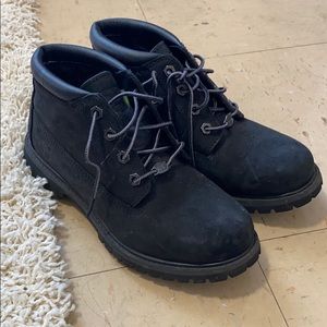 Black Timberland boots